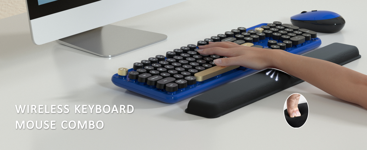 colorful keyboard and mouse wireless