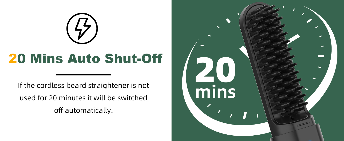 20 Mins Auto Shut-Off