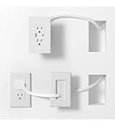 in Wall Cable Management Kit,Recessed Outlet Box for Wall Mount TV,Recessed Power Box with AC/USB...