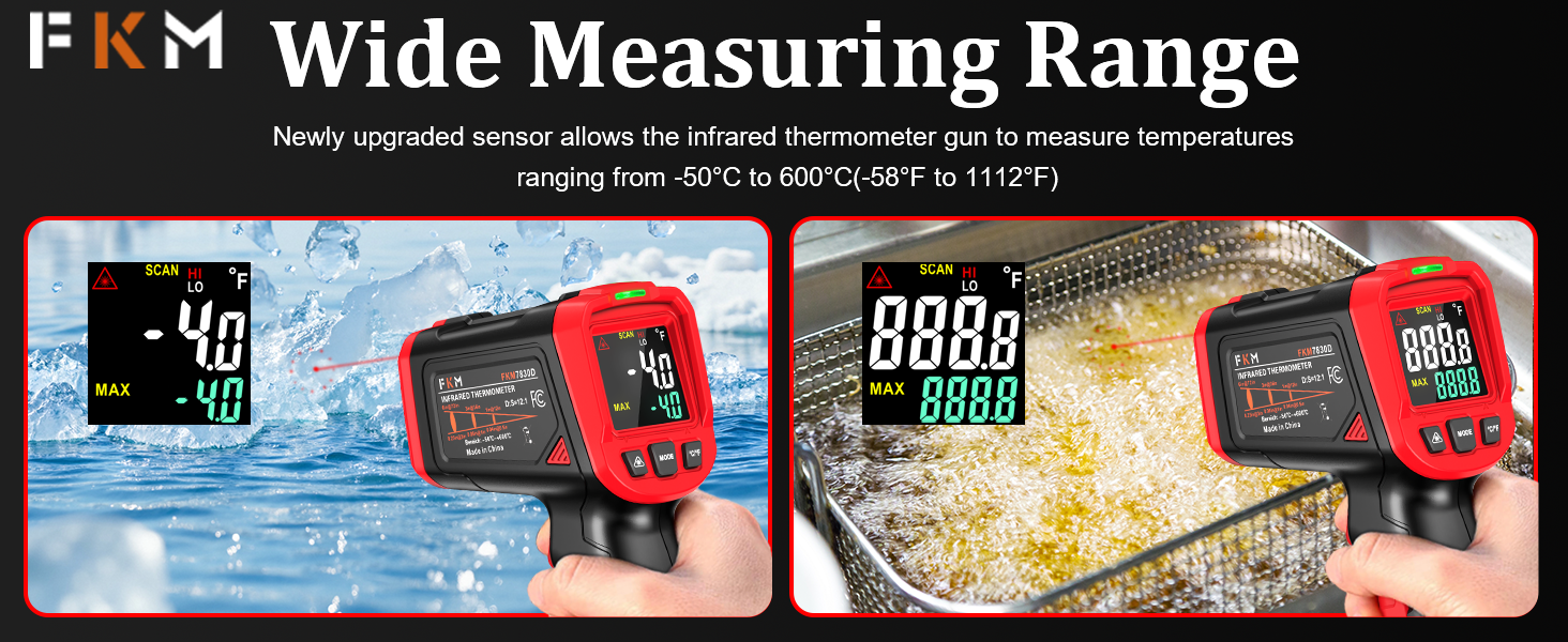 laser thermometer gun,temp gun,laser cooking thermometer gun