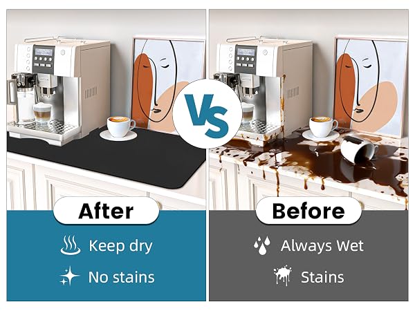 coffee maker mat for countertops