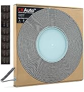 CKAuto 1/4oz, Steel Adhesive Stick-On Wheel Weights, Black, 11 lb Roll | EasyPeel Tape, Strong Ad...