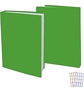 2 Pack Stretchable Book Sleeve Covers, for Paperbacks Hardcover Textbooks up to 9" x 12", Office ...