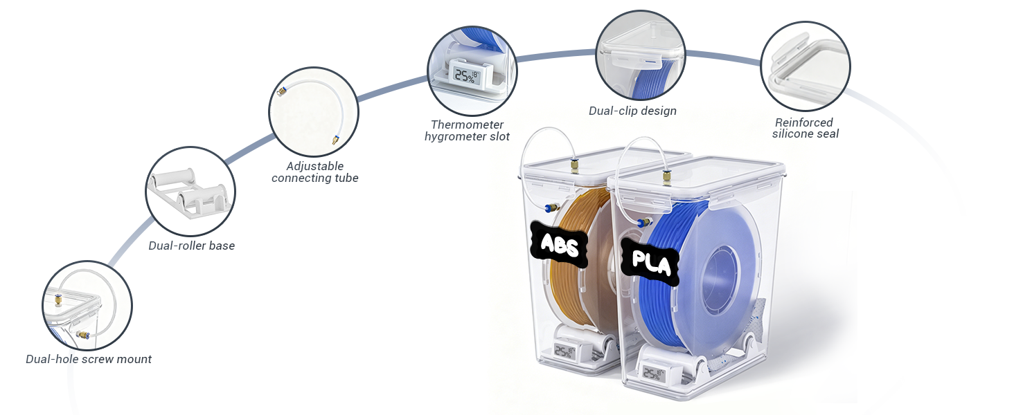 3d filament storage box