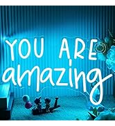 SYLHOME You Are Amazing LED Neon Light Sign 5V Girls Boys Bedroom Living Room Classroom Wall Deco...