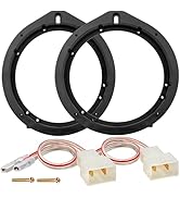 NuIth Car 6.5 Inch Speaker Adapter Bracket W/Wiring Harness Kit Select for 2006-2013 Honda Civic/...