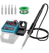 Taingwei Cordless Soldering Iron Kit for Makita 18v LXT Battery,90W LED Digital Solder Iron Solde...