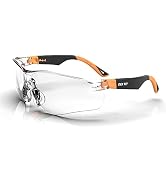 DEX FIT Safety Glasses SG210, Z87 Eye Protection, Anti fog & Scratch Resistant, Adjustable for Wo...