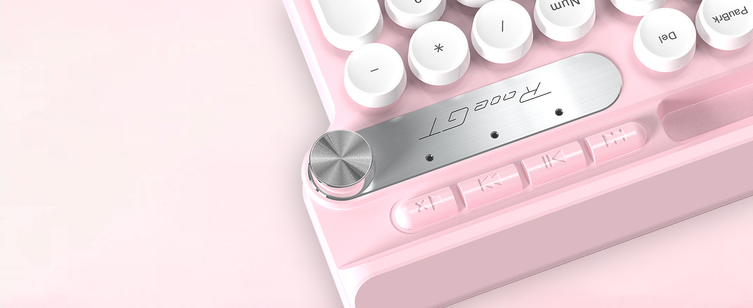 pink keyboard and mouse