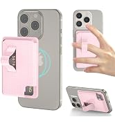 AUROX for MagSafe Wallet Stand, Magnetic Wallet Stand, Phone Grip Card Holder with Phone Stand, M...