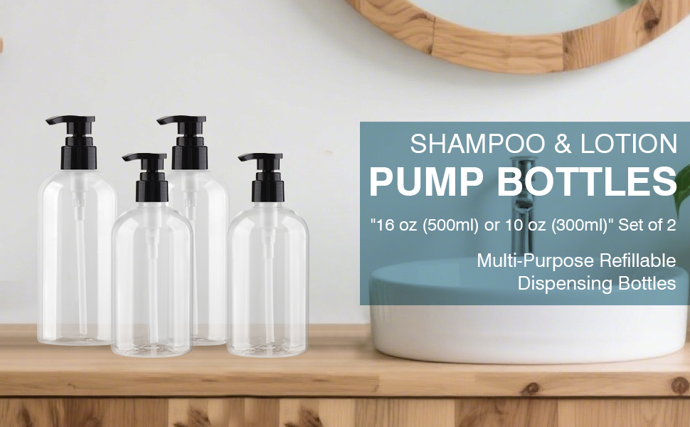 Multi-Purpose plastic pump bottles