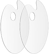 Tamaki Acrylic Paint Palette Paint Pallet Clear Paint Tray Palette, Easy Clean Non-Stick Artist P...