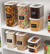 Shazo Airtight ContainShazo Airtight Container Set for Food Storage - 8 Piece Set