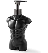 NEWHENGS Ceramic Soap Dispenser Hand Lotion Liquid Dispenser Refillable for Kitchen and Bathroom ...