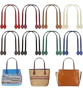 Jucoan 16 Pack 23 Inch PU Leather Purse Straps, 8 Colors Sewing on Shoulder Bag Strap Handle Repl...