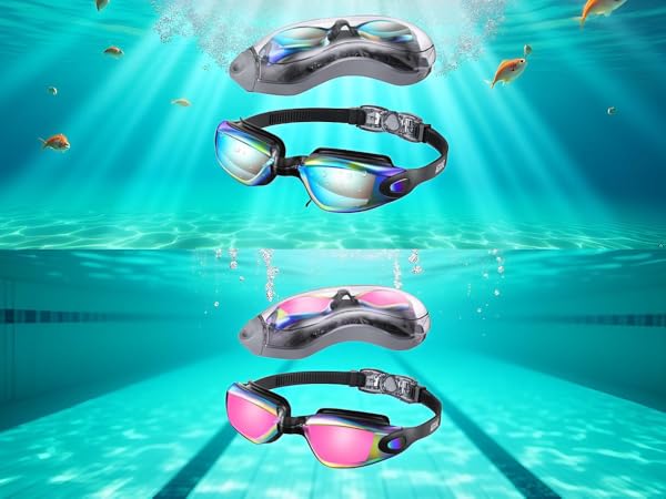Aegend swim goggles adult 2 pack