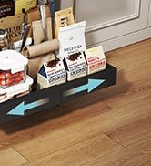 Golener Pull Out Cabinet Organizer - 2 Tiers Expandable Pull-Out Drawers for Kitchen Cabinets, 2 ...