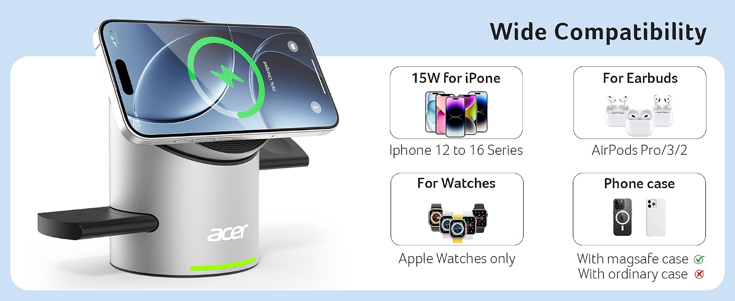 3 in 1 charging station apple iphone charging station iphone wireless charger iphone charger