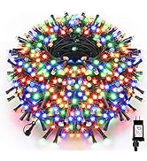 VTECHOLOGY 500 LED Multicolor Christmas Tree Lights ,170ft Connectable Christmas Lights String wi...