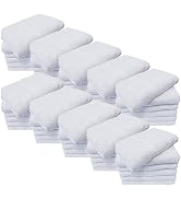 Towels N More 15X25 Hand Towels - 60 Pack Lightweight White Soft Ring Spun Cotton Loops - Highly ...