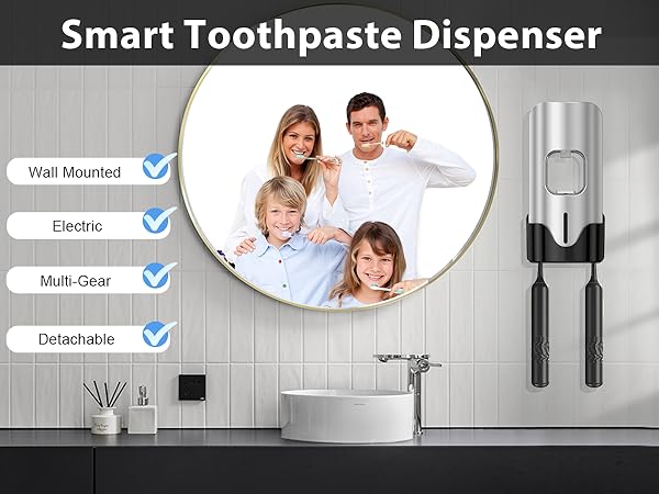 electric toothpaste dispenser