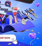 WORKPRO Home Tool Kit, 100 Piece Kitchen Drawer Household Hand Tool Set with Easy Carrying Pouch,...