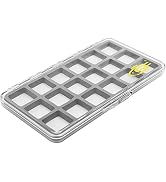 SF Large Magnetic Fly Box Slim Floatable for Fly Fishing Super Thin Fishing Boxes Clear Multi 18 ...