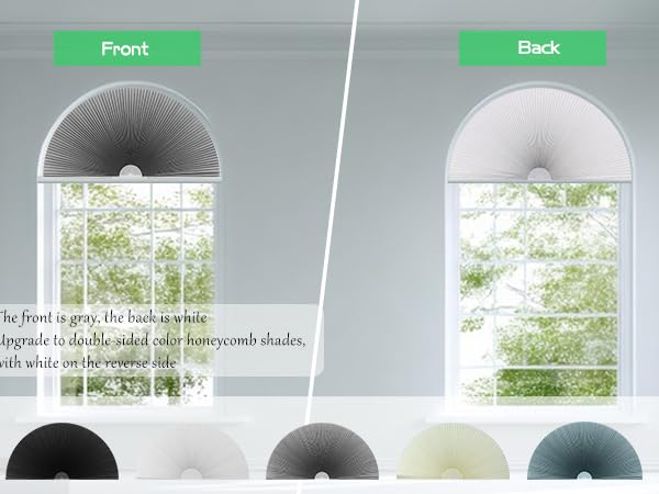 Arch Window Shade Blackout Cellular Shades