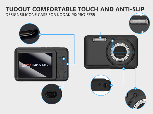 TUOOUT kodak pixpro fz55 case
