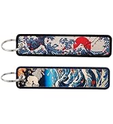 beemorita 2 Pack Motorcycle Keychain for Motorcycles, Scooters, Cars, Bike, Backpack Motorcycle K...