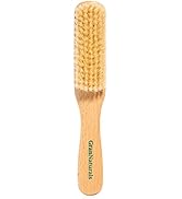 GranNaturals Boar Bristle Slick Back Hair Brush - Soft White Bristle Smoothing Hairbrush for Slic...