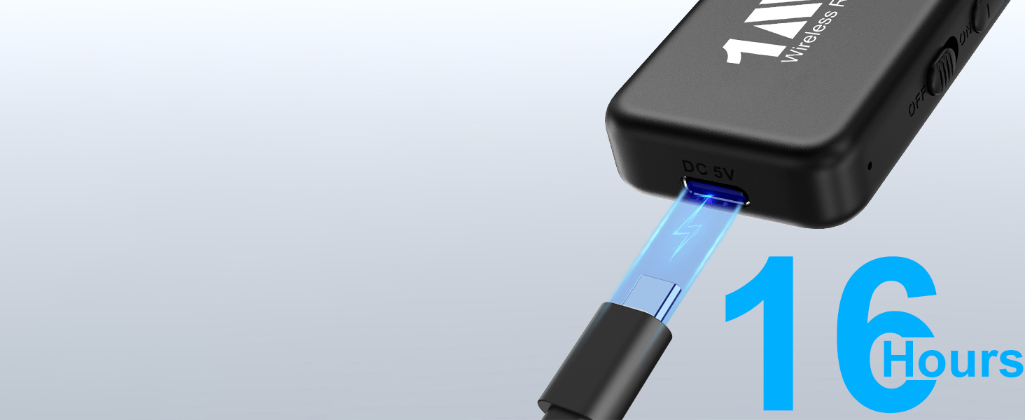 long battery wireless receiver