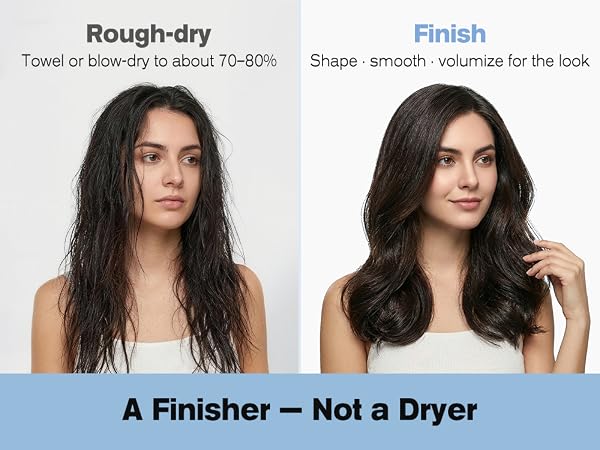 rotating curling brush