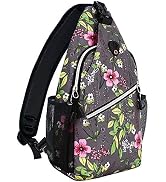 MOSISO Sling Backpack,Travel Hiking Daypack Periwinkle Crossbody Shoulder Bag