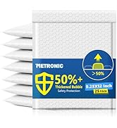 Metronic Bubble Mailers 9.25x12" 25 Pack Padded Envelopes with 1/7" Thickened Bubble Waterproof P...