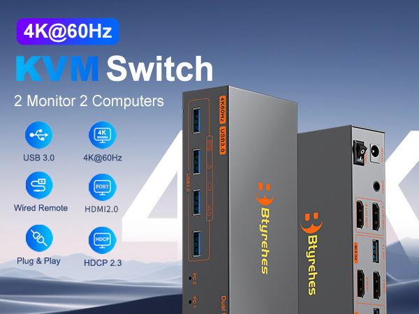 dual monitor kvm switch