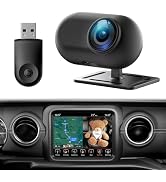 JOYTUTUS Baby Car Camera with Wireless CarPlay Adapter, 1080P HD Rear Seat Monitor Display on Car...