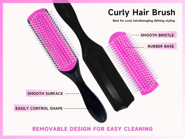 slick back hair brush