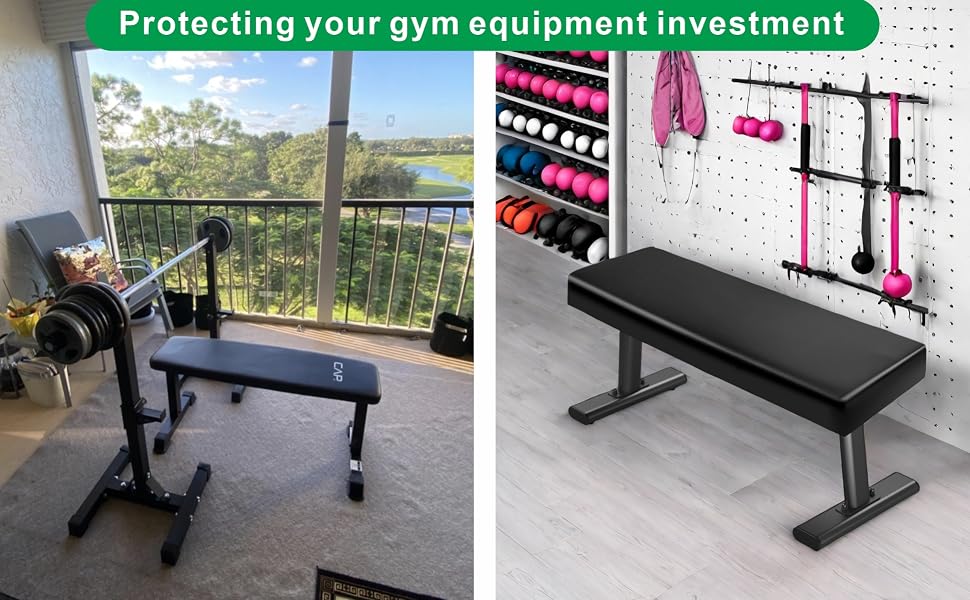 Adjustable Flat Weight Exercise Fitness Bench cover