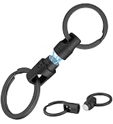 KeyUnity KA45 Titanium Quick Release Keychain, Magnetic Keychain For Car Keys-360 ° Rotatable