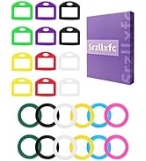 Srzllxfc 24-Pack Multi-Colored Silicone Key Caps - Writable Square Covers for Key Identification ...
