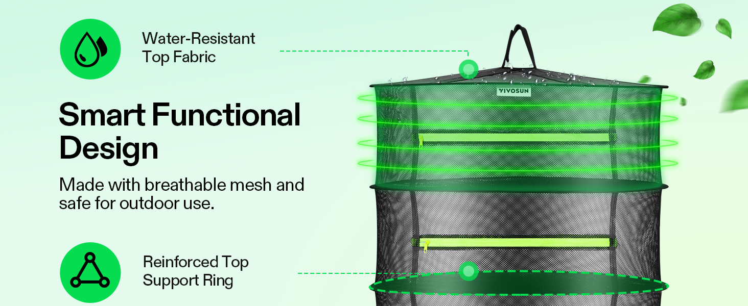 pc 4-layer mesh drying rack-2