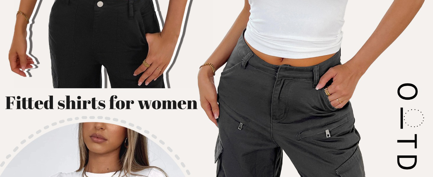 women fitted shirts short sleeve tops summer clothes
