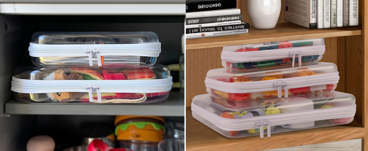 clear zipper case