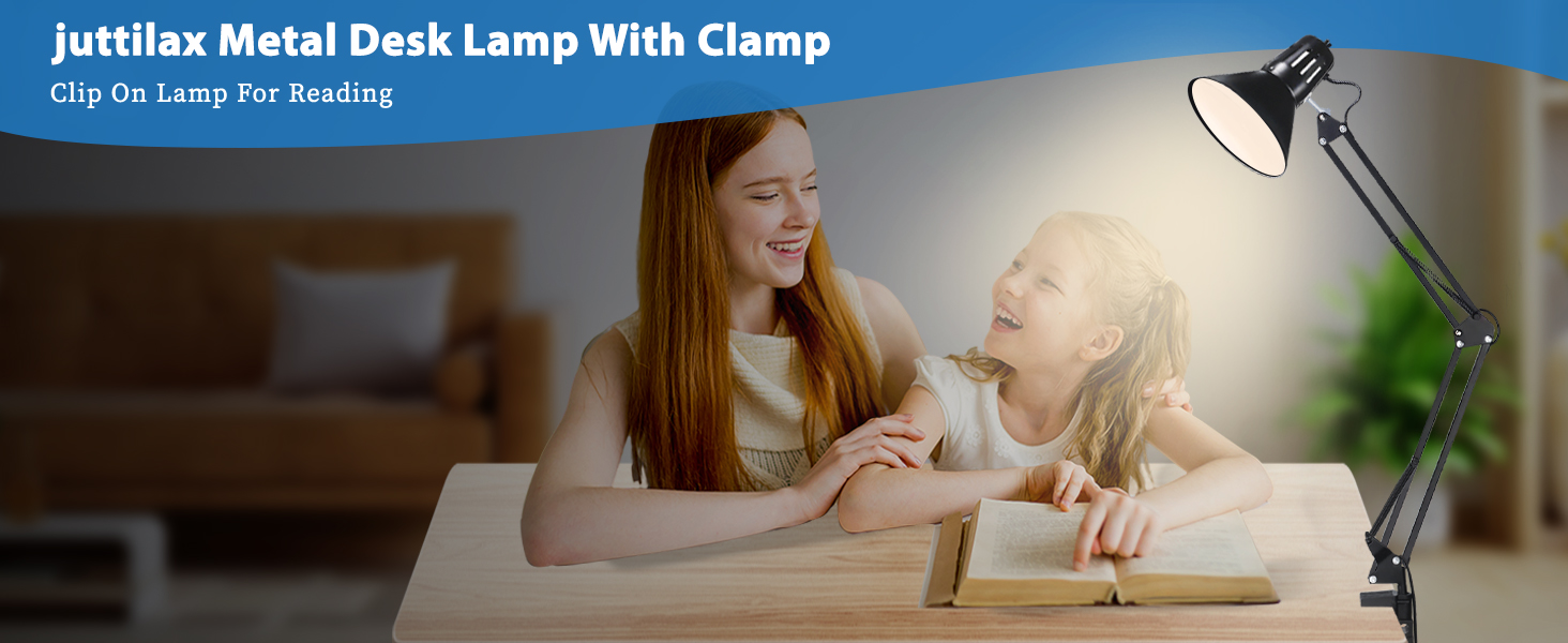 adjustable lamp clip desk lamp