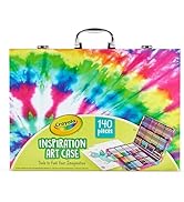 Crayola Inspiration Art Case Coloring Set - Tie-Dye (140ct), Art Set For Kids, Kids Art Supplies,...