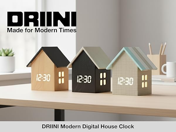driini digital house clock cute house clock living room digital clock alarm clock unique clock