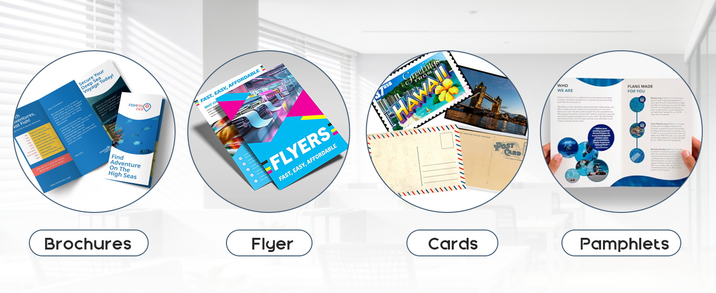 Perfect for flyer, menus, booklets, and signs.