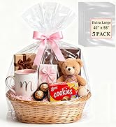 Clear gift bags large