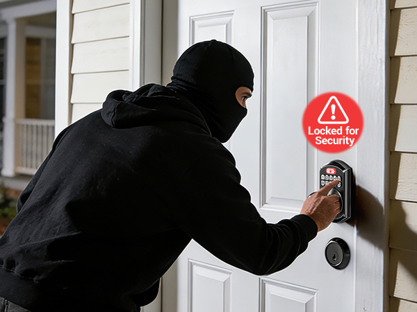 electronic door lock knob